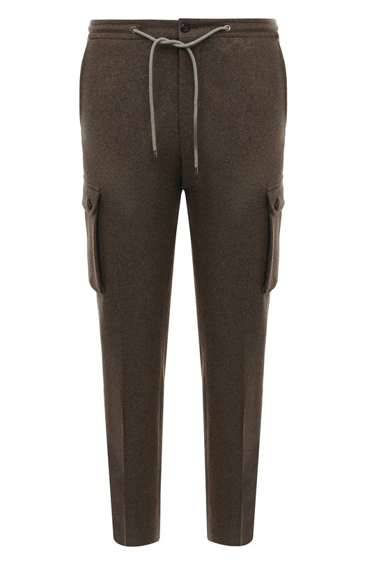 фото Шерстяные брюки-карго corneliani