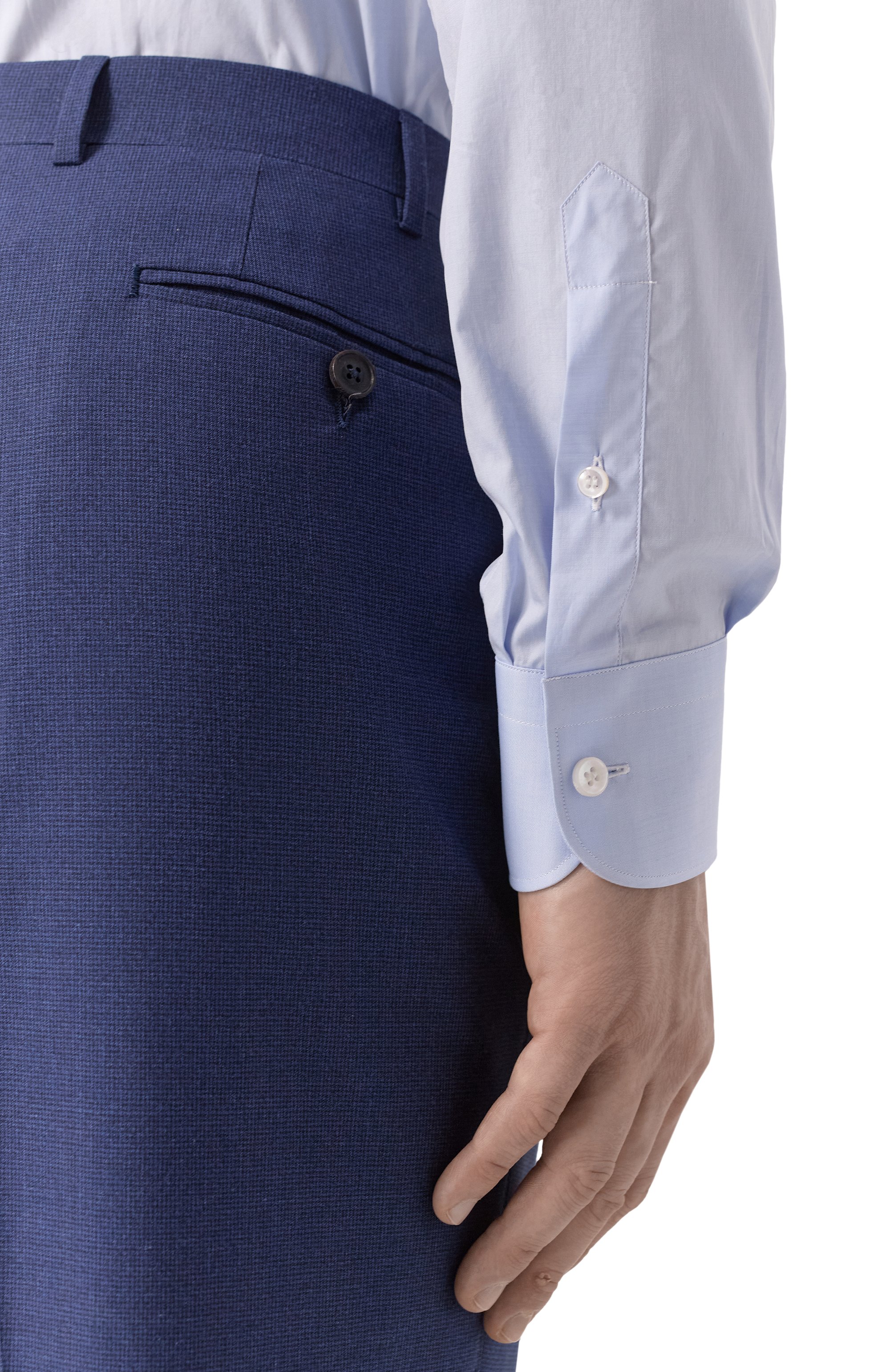 Хлопковая сорочка BRIONI голубого цвета по цене 176500 руб., арт. RCB40M/P90C3, фото 5 Хлопковая сорочка BRIONI, арт. RCB40M/P90C3, фото 5