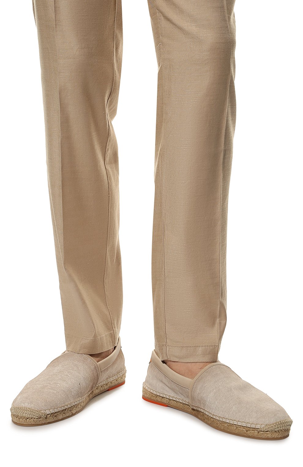 Кожаные эспадрильи SANTONI, арт. MGPG18051JU1MJETE19, фото 3