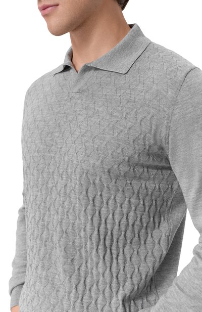 Шерстяное поло CORNELIANI, арт. 26M563-2625199, фото 5