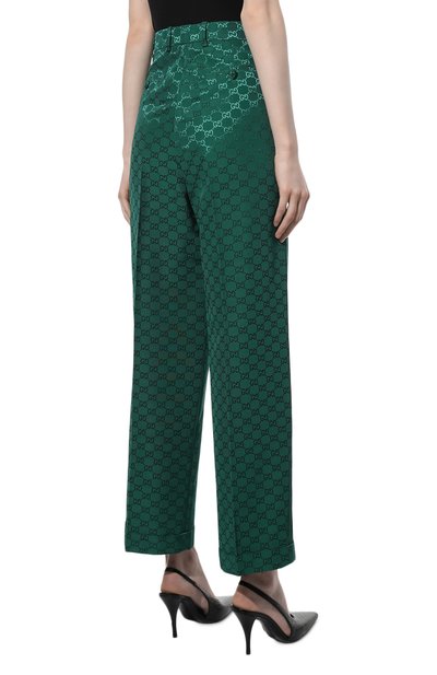 Брюки из хлопка и вискозы GUCCI, арт. 675587/ZAHMD, фото 4