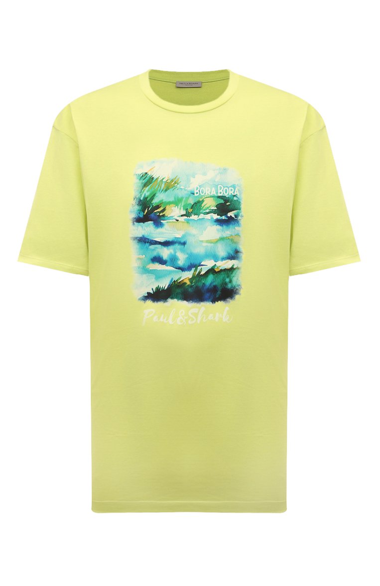 Хлопковая футболка PAUL&SHARK, арт. 24411108/3XL-6XL, фото 1
