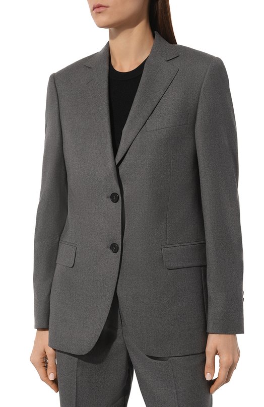 Шерстяной жакет Sashaverse JT007/97674/GREY/SS24 Серый  JT007/97674/GREY/SS24 Фото 3