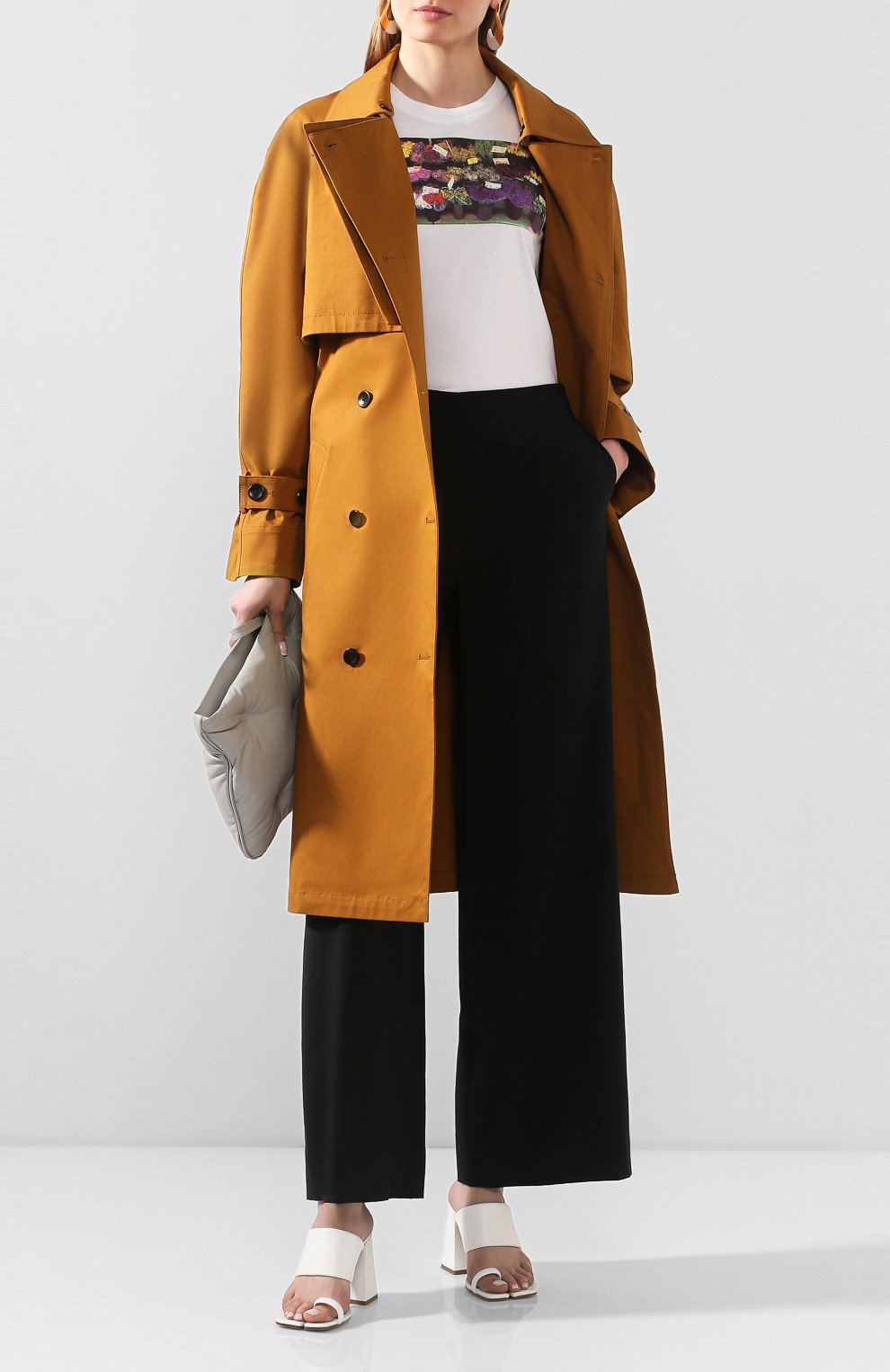 Хлопковая футболка PROENZA SCHOULER WHITE LABEL, арт. WL2024146-JC137, фото 2