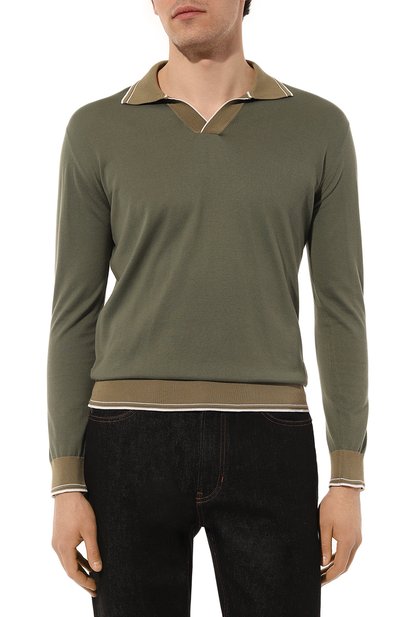 Хлопковое поло STEFANO RICCI, арт. K313042PSL/F24147, фото 3