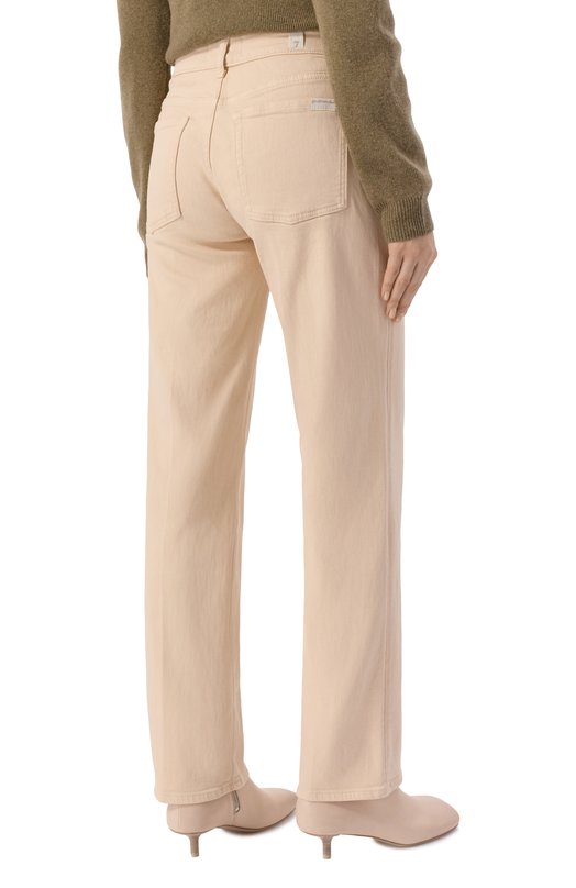Джинсы Calie 7 For All Mankind 7UC90C14/CALIE STRAIGHT Кремовый  7UC90C14/CALIE STRAIGHT Фото 4