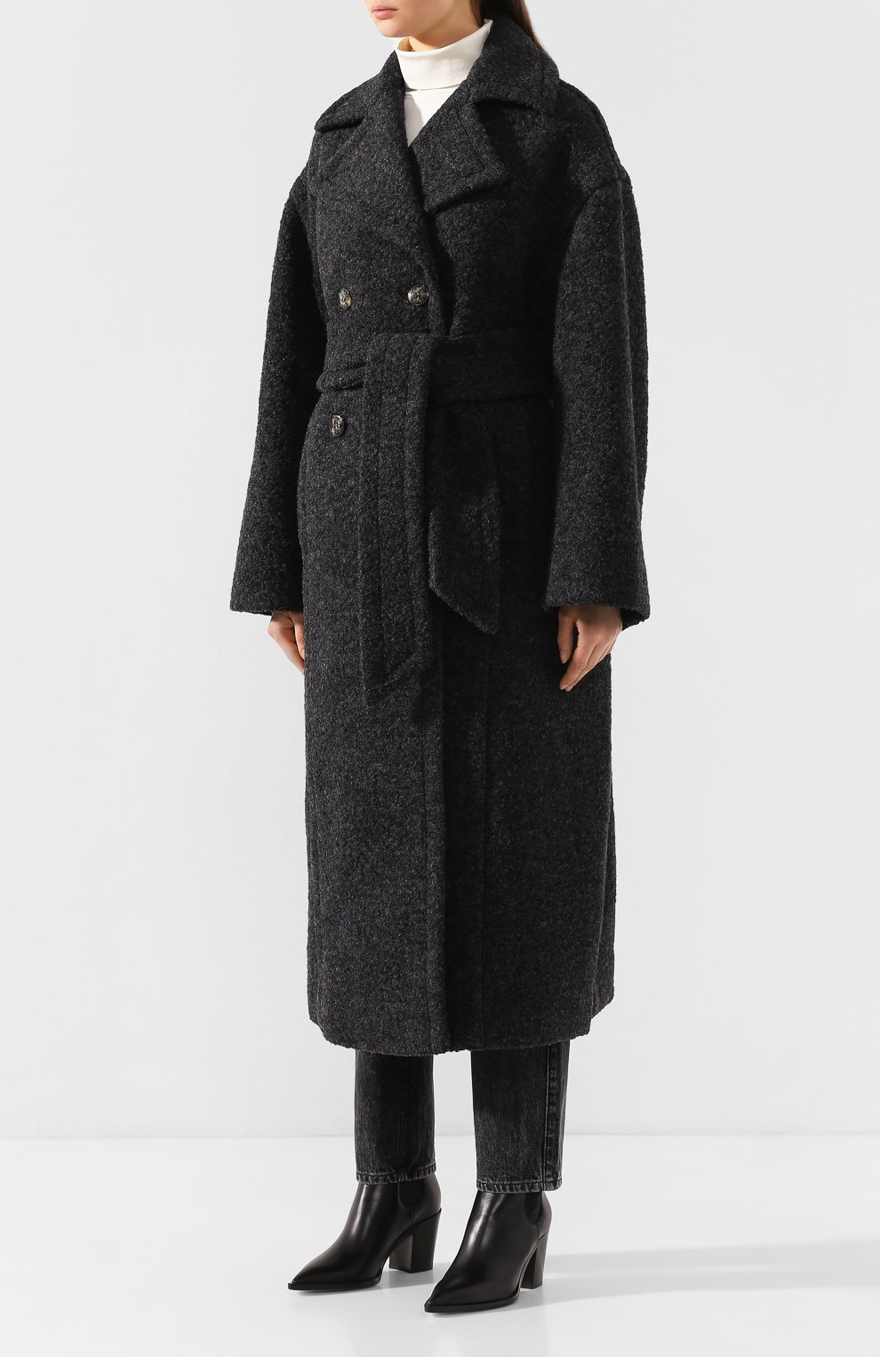 Пальто с поясом GANNI, арт. F4277, фото 3