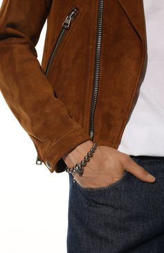 Мужской браслет ALEXANDER MCQUEEN серебряного цвета, арт. 554504/J160Y | Фото 2 (Материал: Металл; Региональные ограничения белый список (Axapta Mercury): Не проставлено; Нос: Не проставлено)