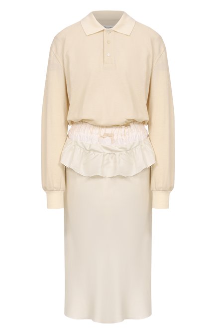 Женское платье из хлопка и льна MAISON MARGIELA, арт. S51DD0037/MTJ030
