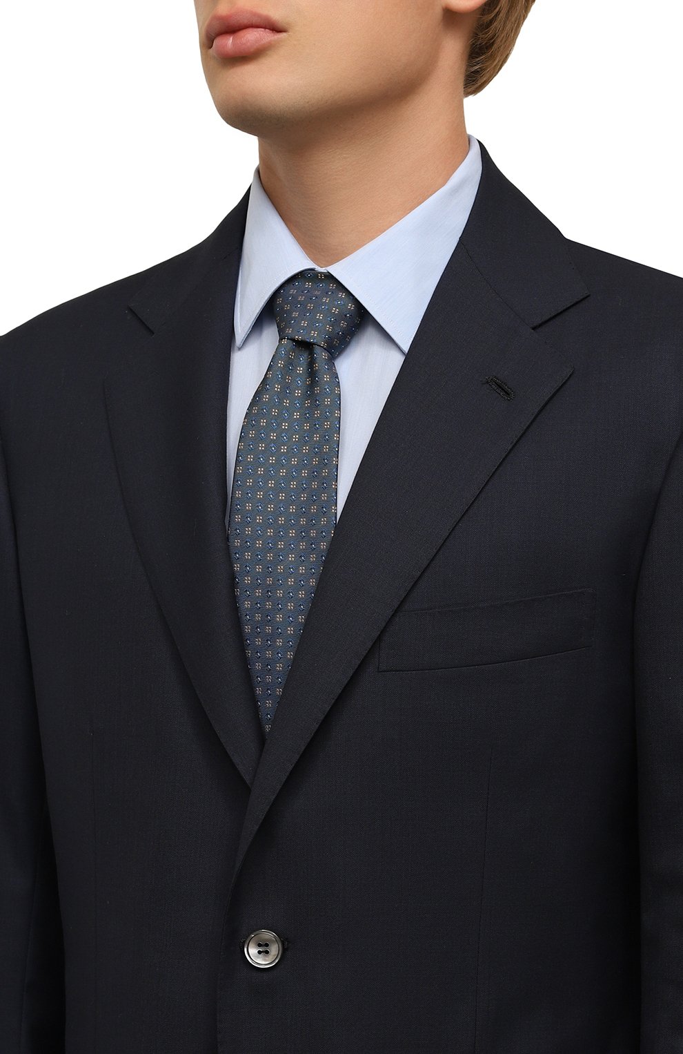 Шелковый галстук CANALI, арт. 18/HJ04139, фото 2