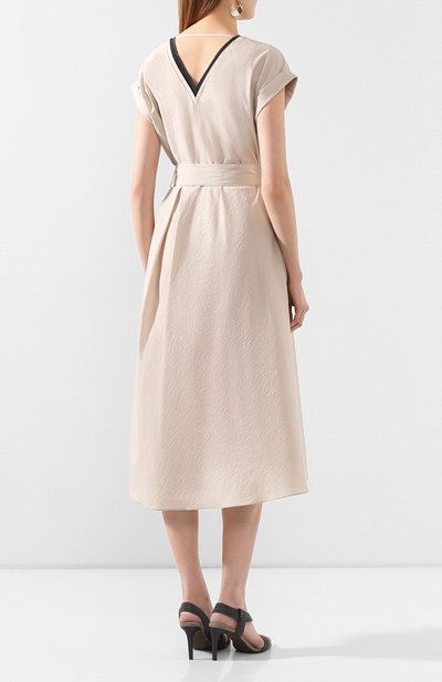 Хлопковое платье BRUNELLO CUCINELLI, арт. M0F79AFE71, фото 4