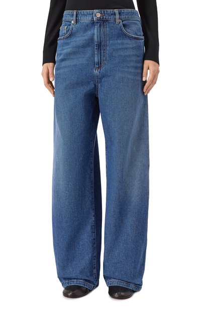 Джинсы SPORTMAX синего цвета по цене 51950 руб., арт. GAST0NE, фото 3 Джинсы SPORTMAX, арт. GAST0NE, фото 3