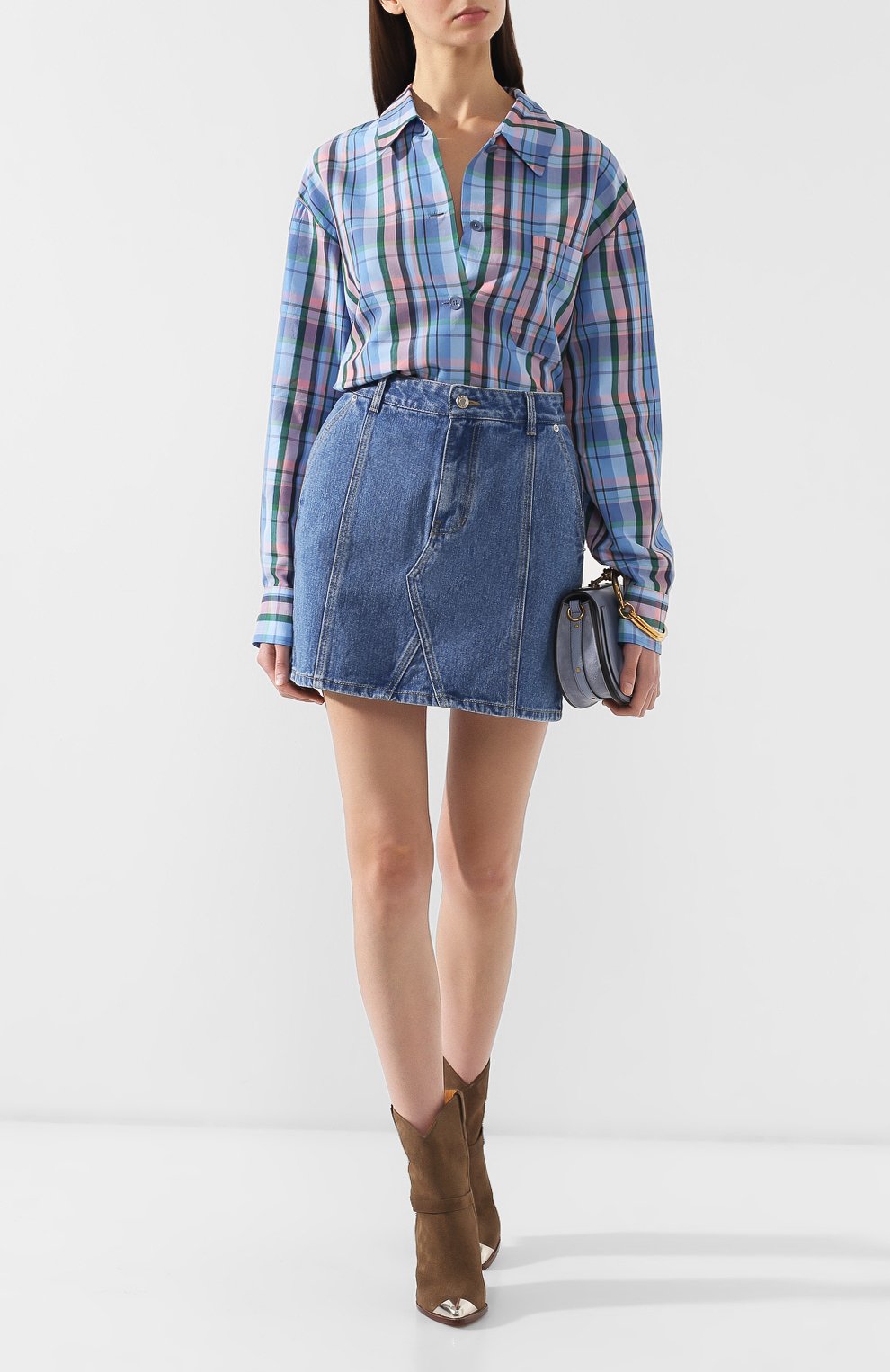 Рубашка в клетку ISABEL MARANT, арт. CH0268-19P023I/VENICE, фото 2