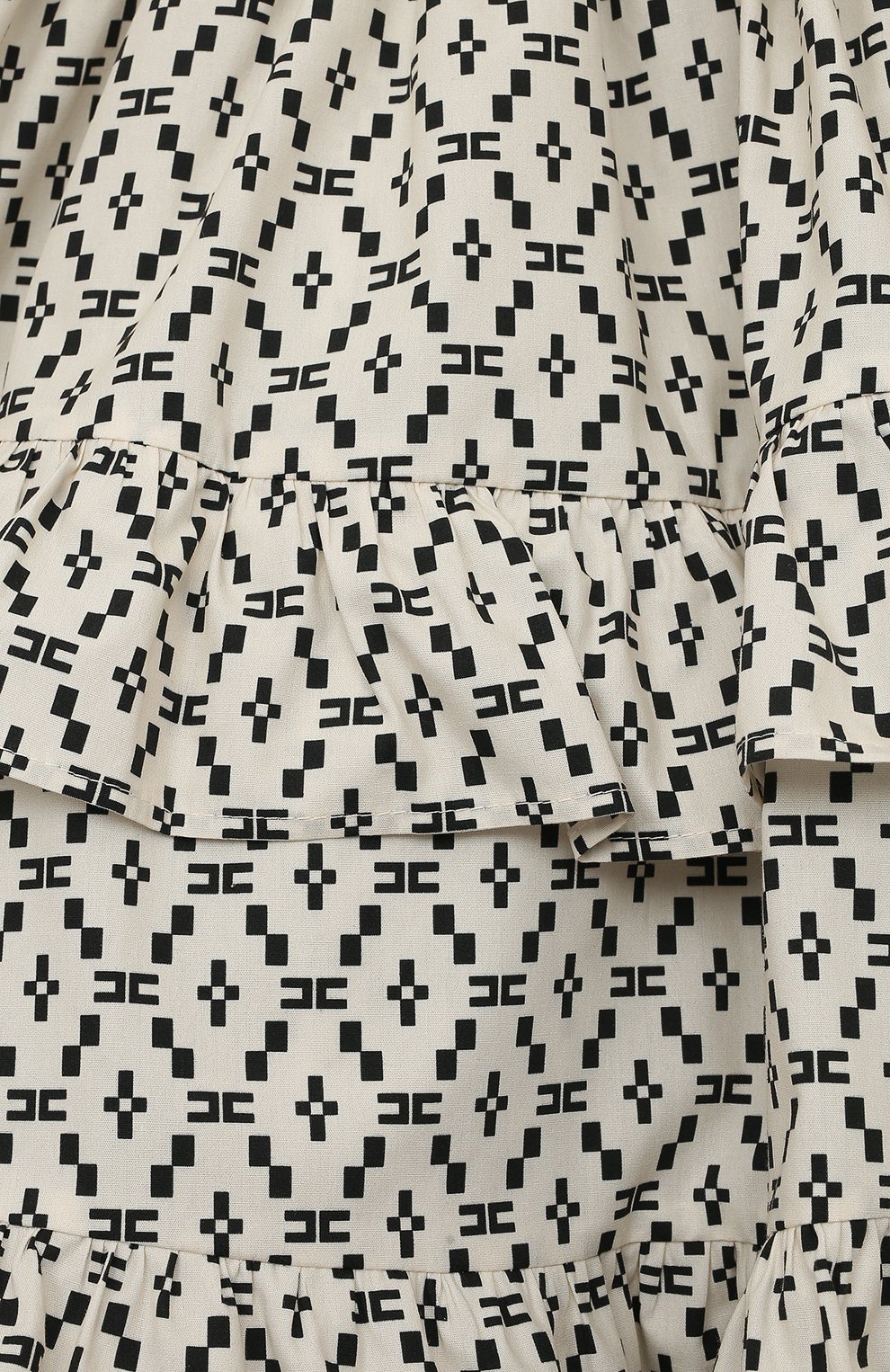 Хлопковое платье ELISABETTA FRANCHI LA MIA BAMBINA, арт. EFAB465/CA271/BE027/10A-12A+, фото 3