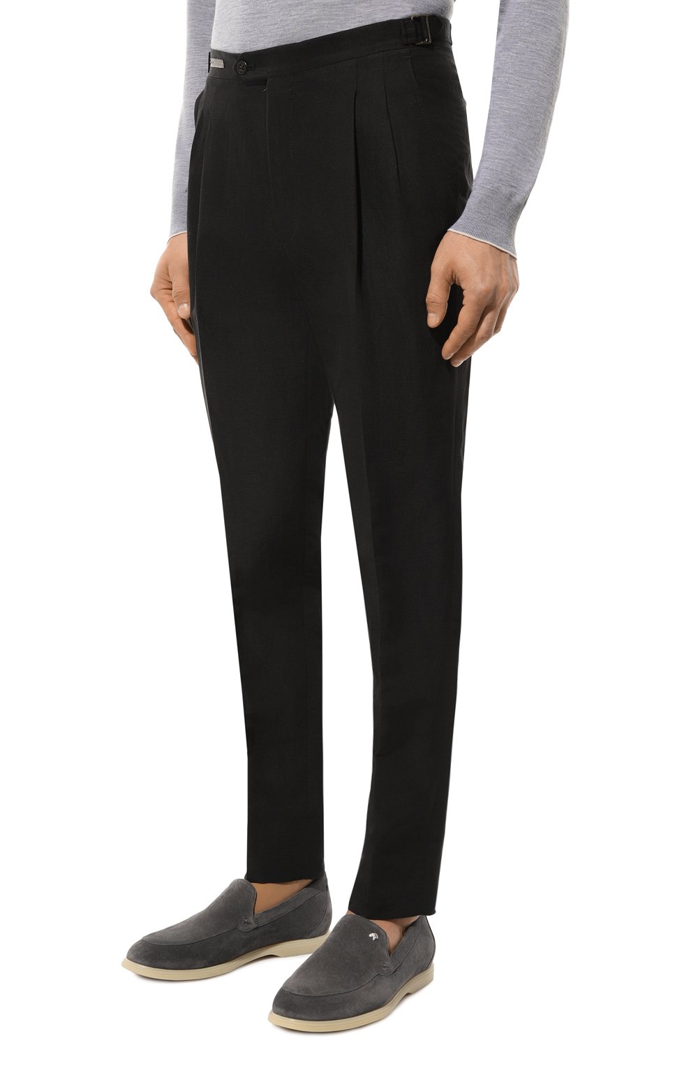 Брюки изо льна и шелка CORNELIANI, арт. 934L21-9314102, фото 3