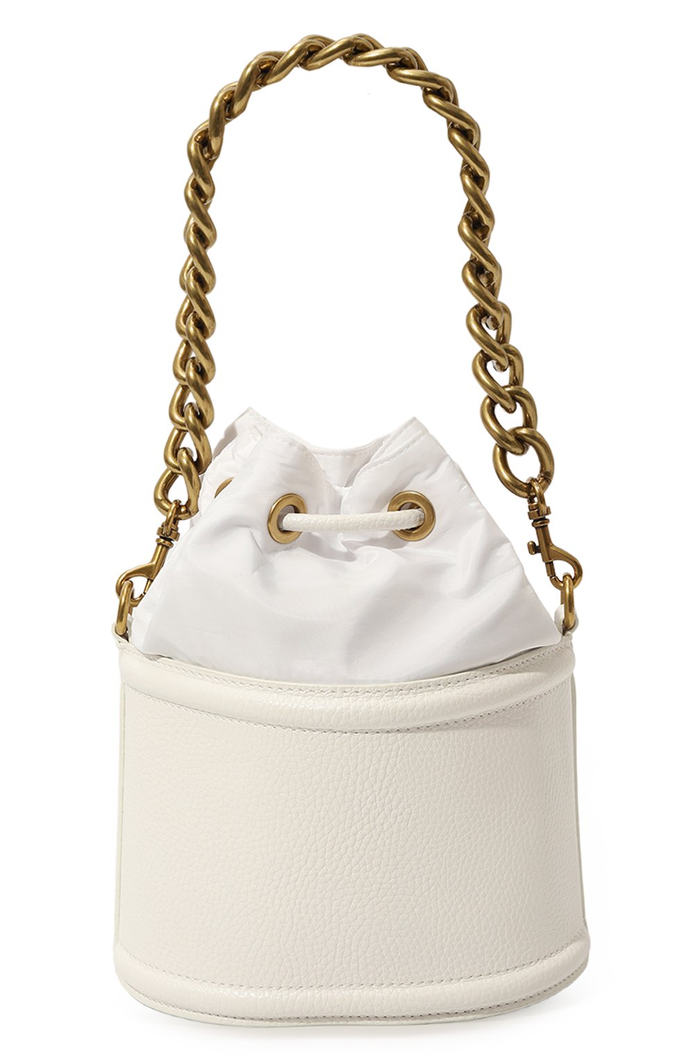 Сумка VERSACE JEANS COUTURE белого цвета по цене 22800 руб., арт. 75VA4BF3/ZS827, фото 6 Сумка VERSACE JEANS COUTURE, арт. 75VA4BF3/ZS827, фото 6