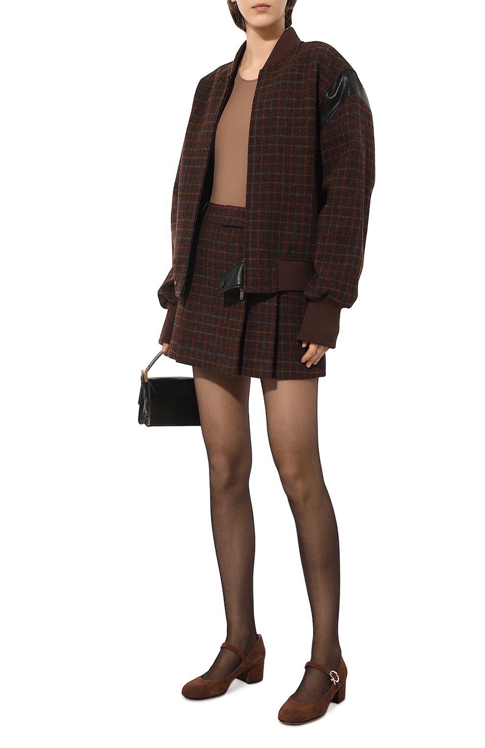 Замшевые туфли mary ribbon GIANVITO ROSSI, арт. G22101.45RIC.CAMBR0W, фото 2