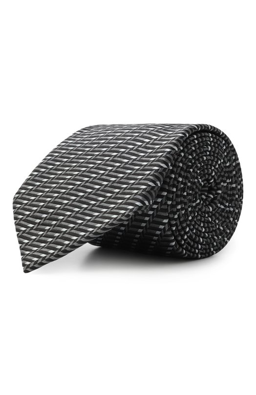 Шелковый галстук Giorgio Armani GM000800/TE16571 Серый GM000800/TE16571