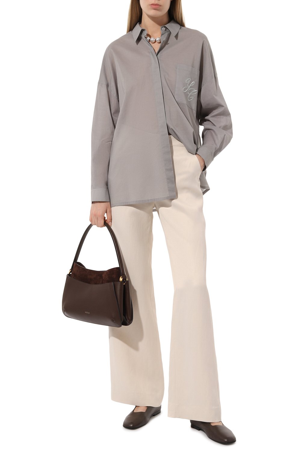 Хлопковая рубашка YANINA, арт. 0-2475B, фото 2