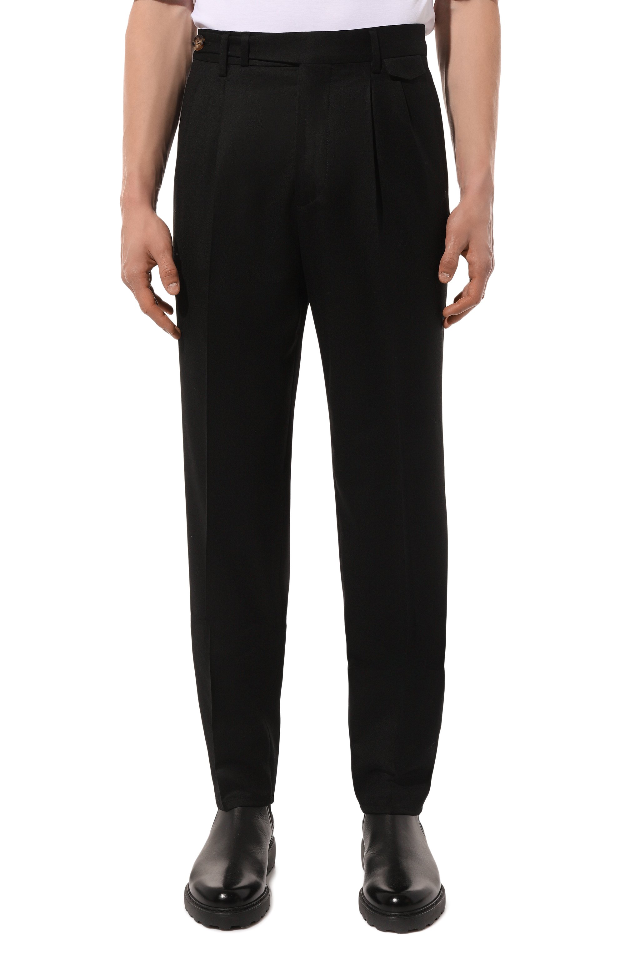 Шерстяные брюки BRUNELLO CUCINELLI, арт. ME226E1920, фото 3