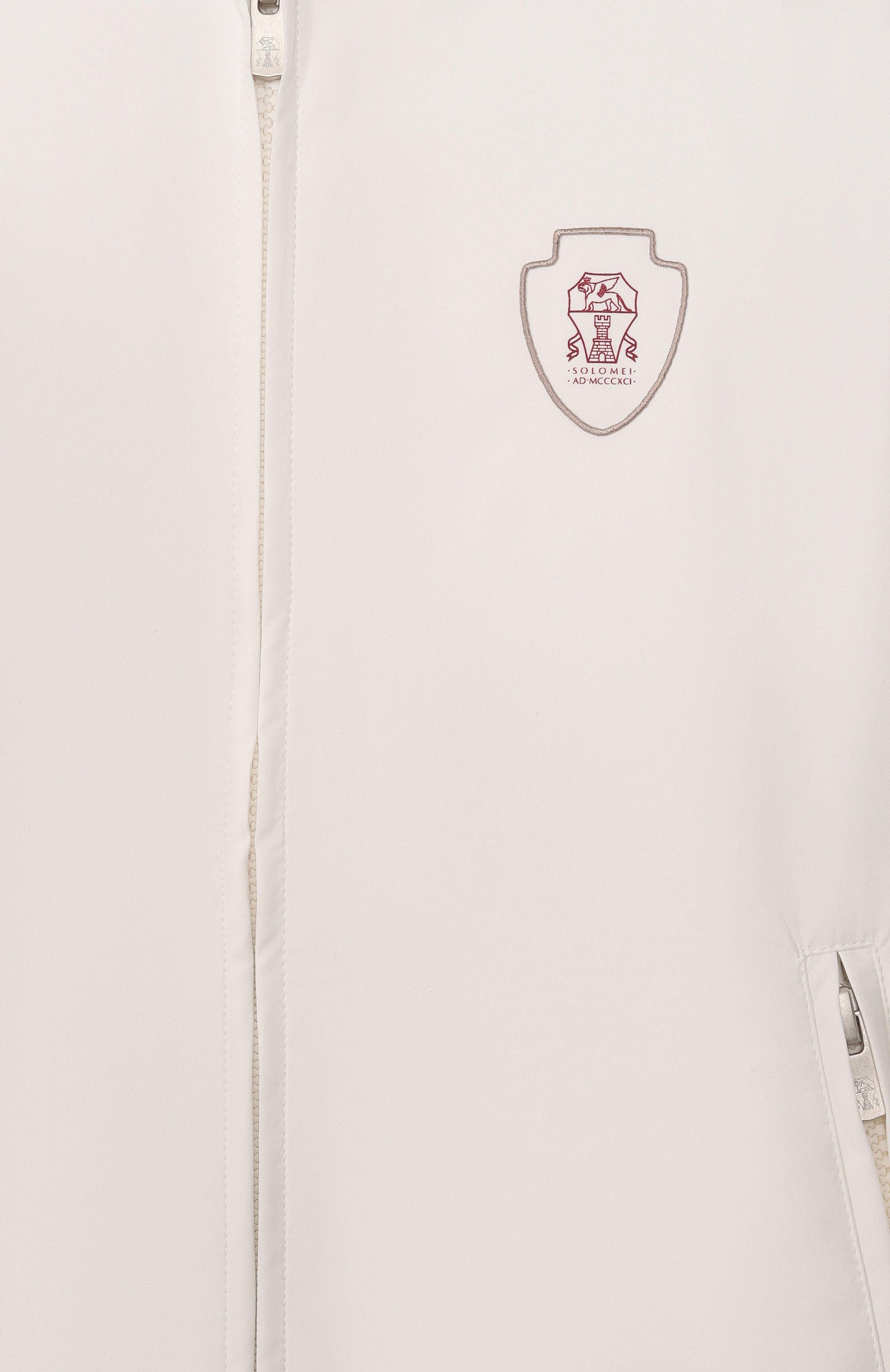 Жилет BRUNELLO CUCINELLI кремового цвета по цене 59950 руб., арт. BB422919TB, фото 3 Жилет BRUNELLO CUCINELLI, арт. BB422919TB, фото 3