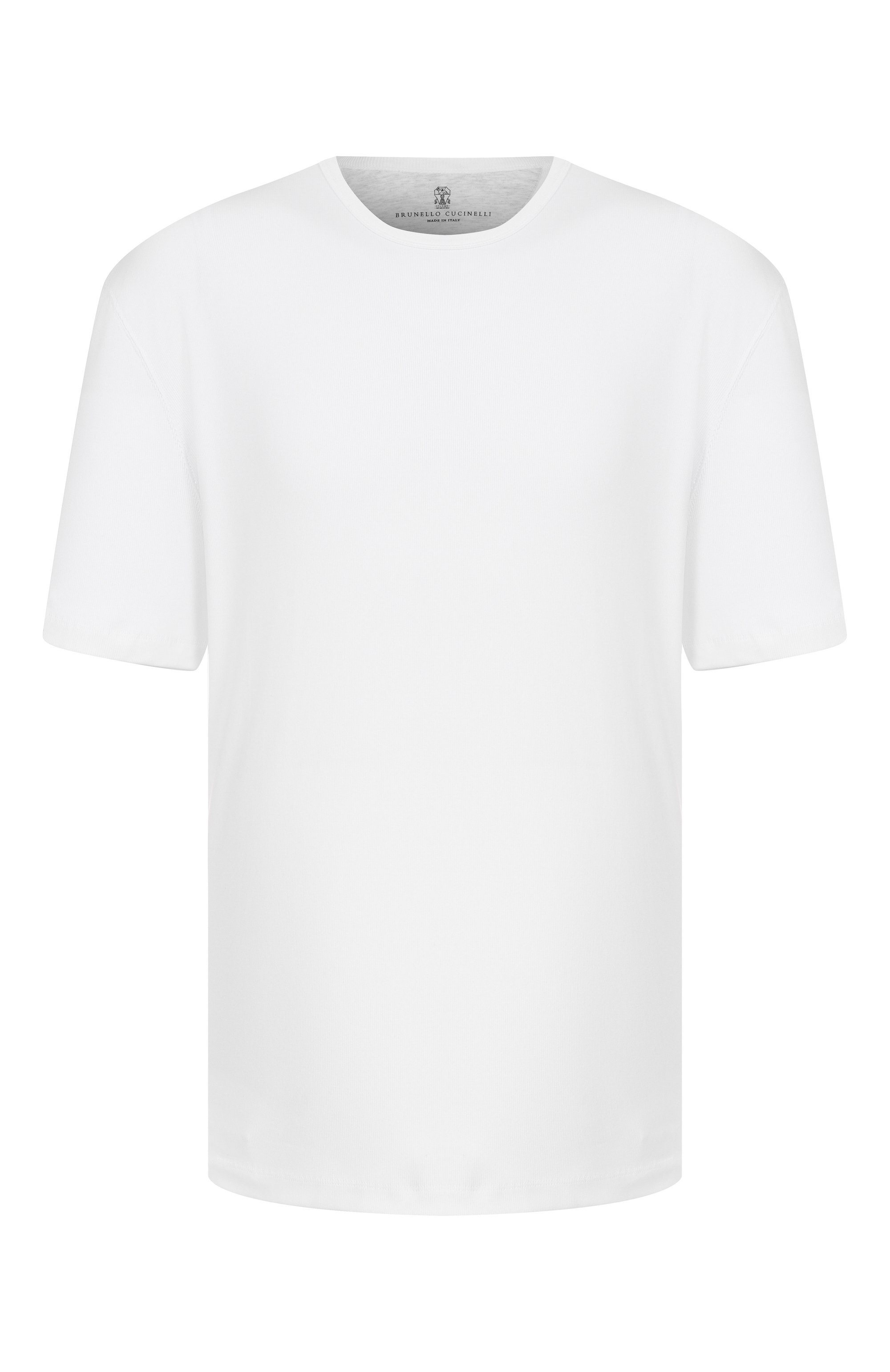 Футболка из вискозы и хлопка BRUNELLO CUCINELLI, арт. MR8061336, фото 1