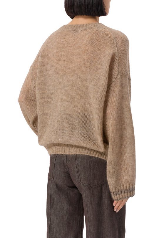 Свитер Brunello Cucinelli M2I780100P Бежевый  M2I780100P Фото 4