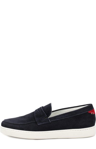 Замшевые пенни-лоферы KITON, арт. USSFI0CN0010412007, фото 3