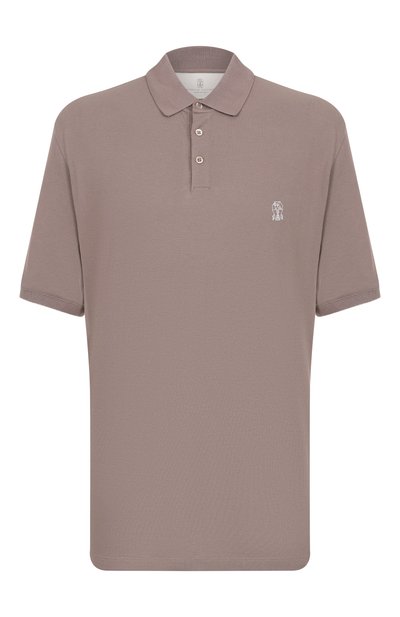 Мужское хлопковое поло BRUNELLO CUCINELLI, арт. ME8548788W