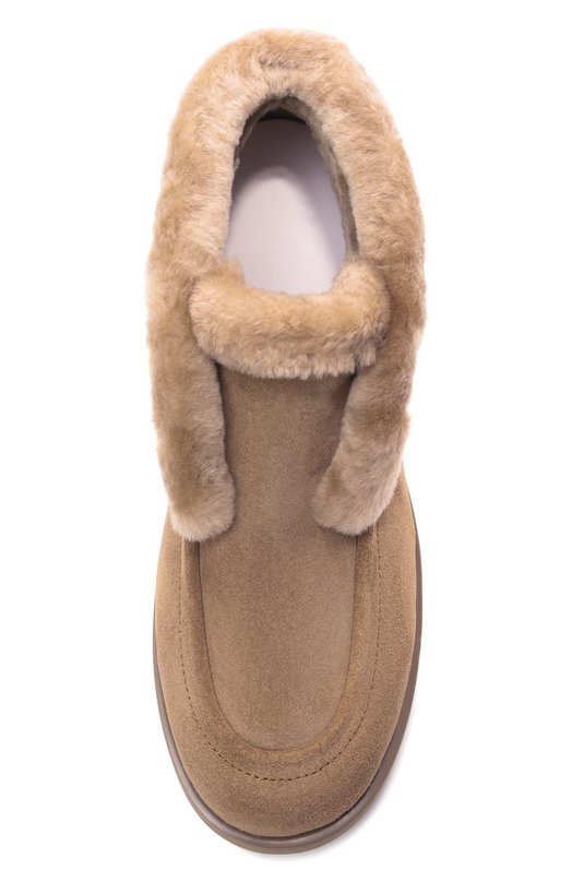 Замшевые ботинки 12 STOREEZ 134253 Бежевый  134253 Фото 6