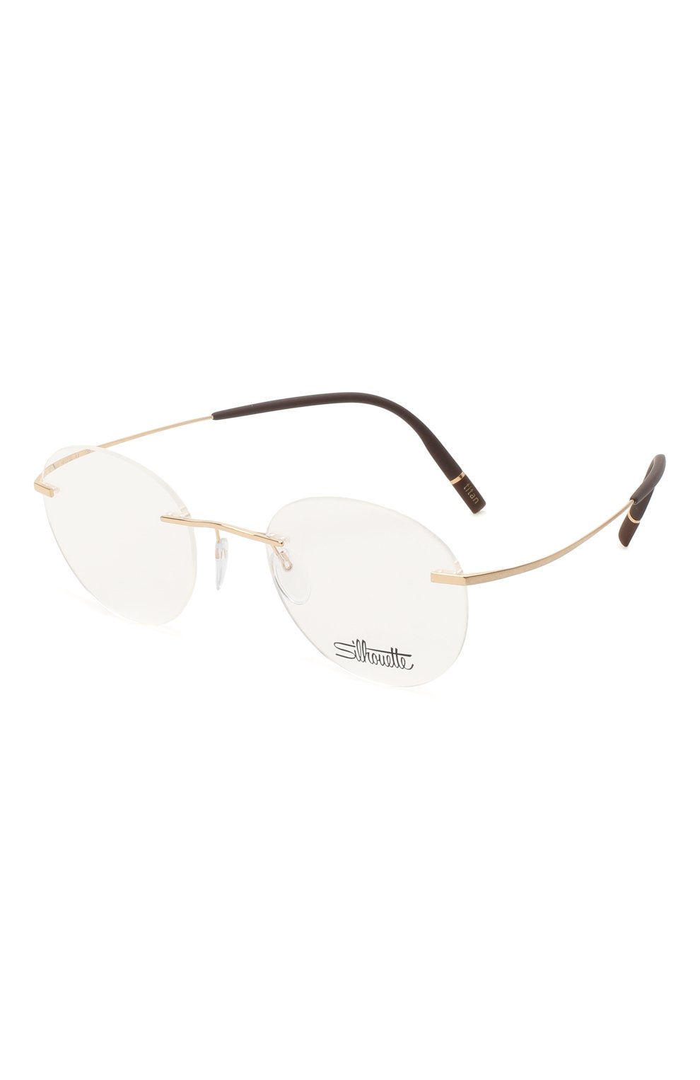 Оправа SILHOUETTE золотого цвета по цене 28900 руб., арт. 5541/7520, фото 1 Оправа SILHOUETTE, арт. 5541/7520, фото 1