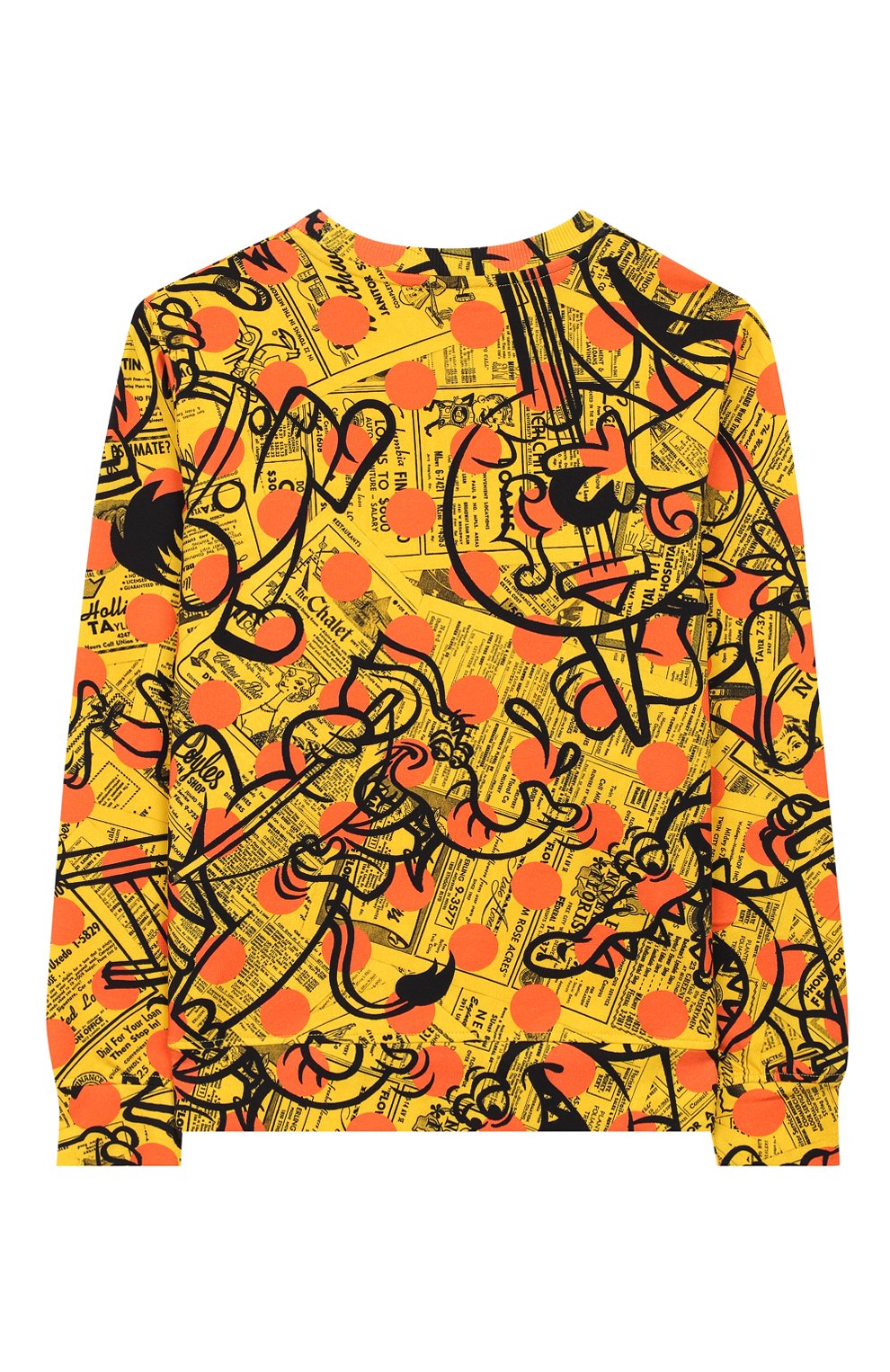 Хлопковый свитшот MOSCHINO, арт. HMF02T/LDB31/10A-14A, фото 2