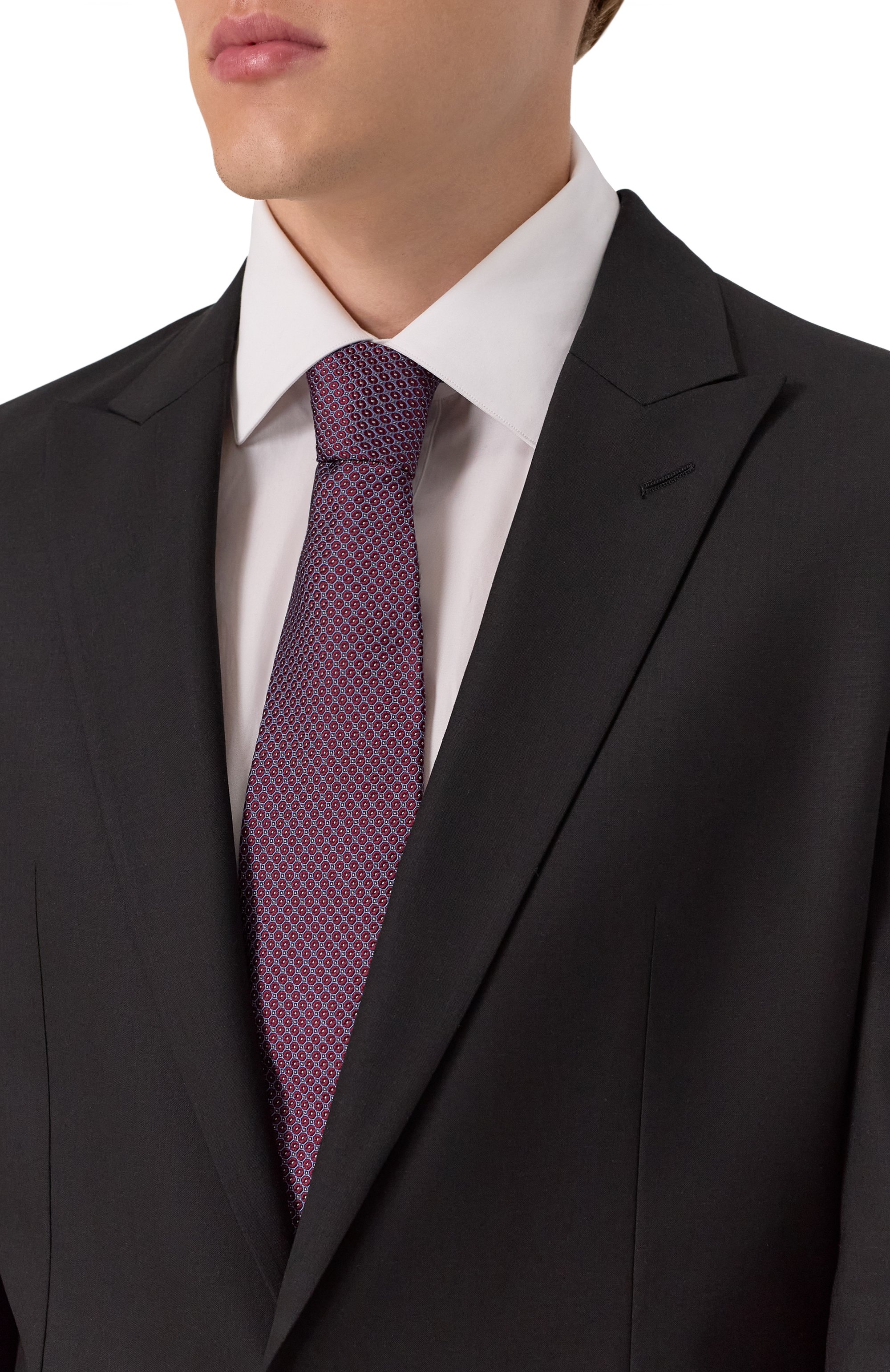 Шелковый галстук CORNELIANI, арт. 26U302-2620304, фото 2