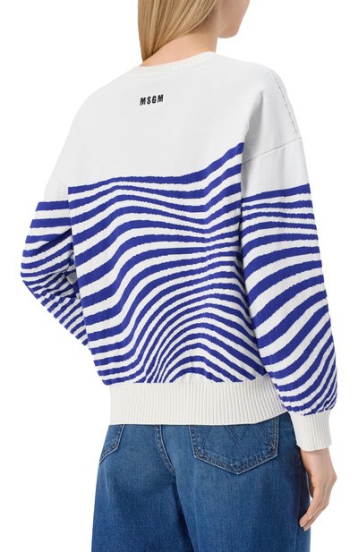 Хлопковый свитер MSGM, арт. 3841MDM194/257283, фото 4