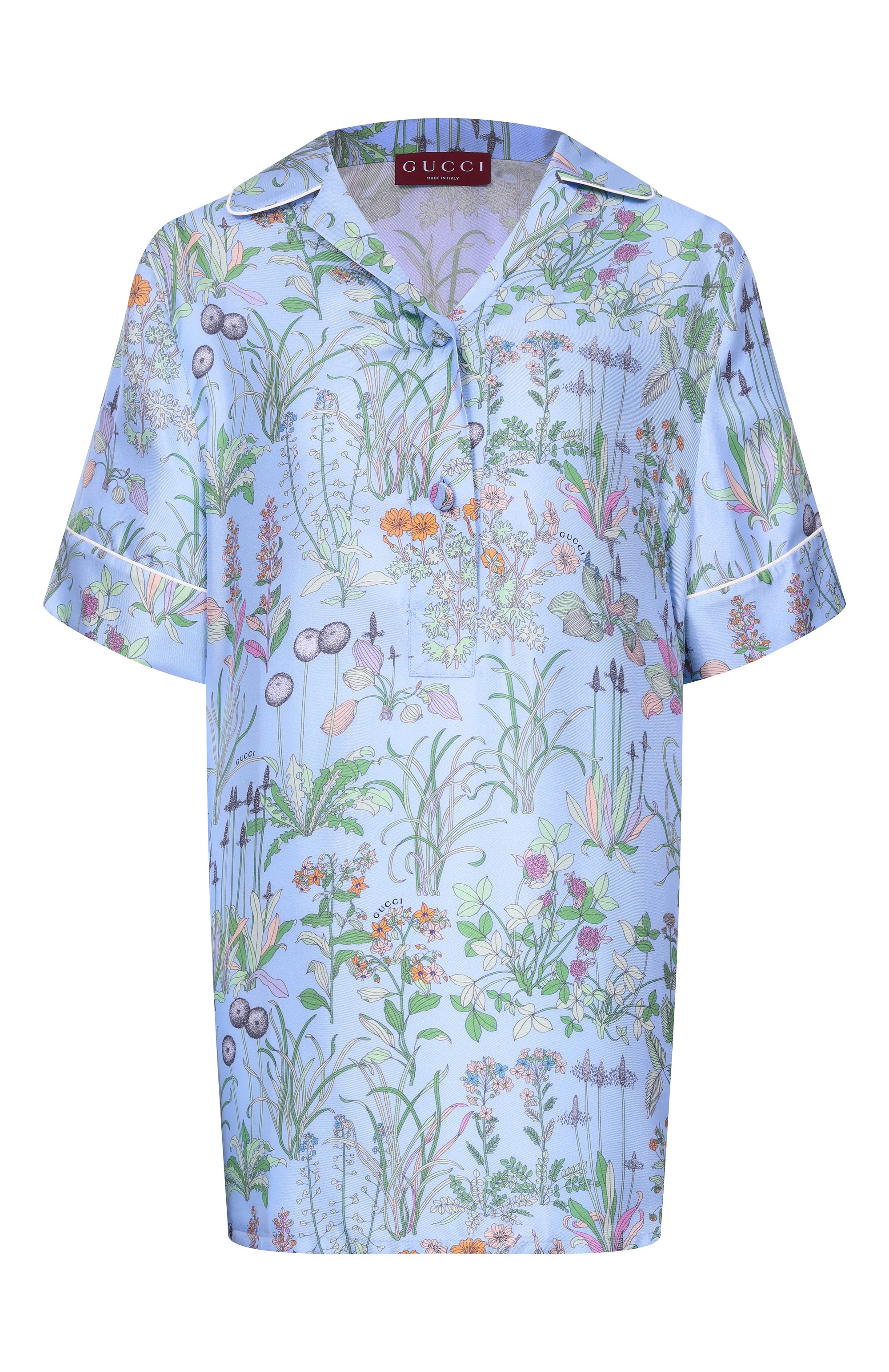 Шелковое поло GUCCI, арт. 855618/ZAULE, фото 1