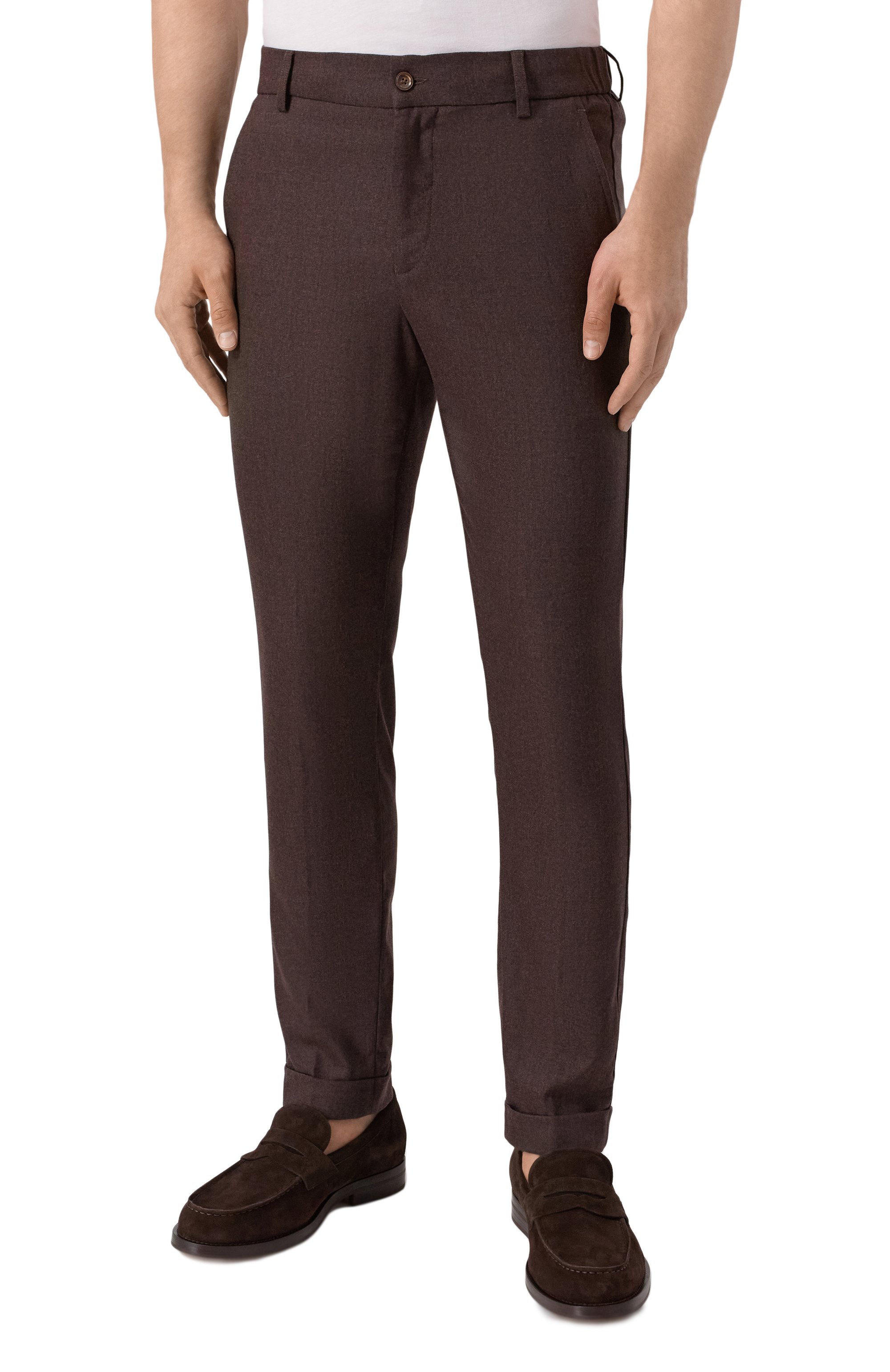 Брюки из шерсти и кашемира MARCO PESCAROLO, арт. MANU/5229, фото 3