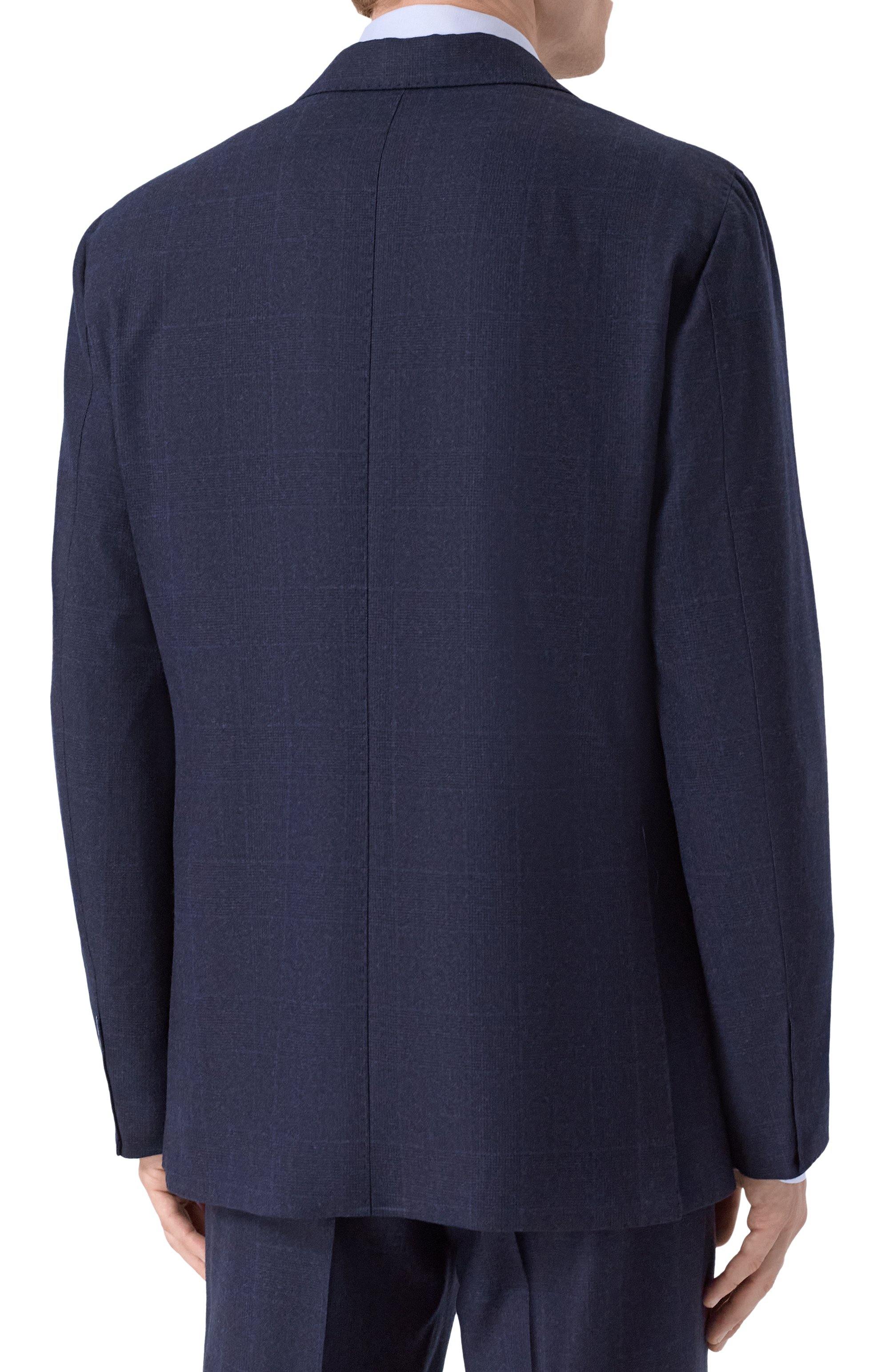 Шерстяной костюм ANDREA CAMPAGNA темно-синего цвета по цене 267500 руб., арт. VATICAN0 SRC/T25209-33/9_SET, фото 3 Шерстяной костюм ANDREA CAMPAGNA, арт. VATICAN0 SRC/T25209-33/9_SET, фото 3