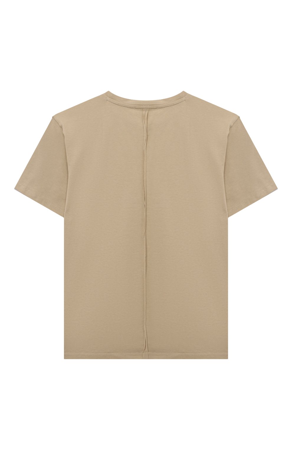 Хлопковая футболка PAOLO PECORA MILANO бежевого цвета по цене 8595 руб., арт. PP3370/14A-16A, фото 2 Хлопковая футболка PAOLO PECORA MILANO, арт. PP3370/14A-16A, фото 2