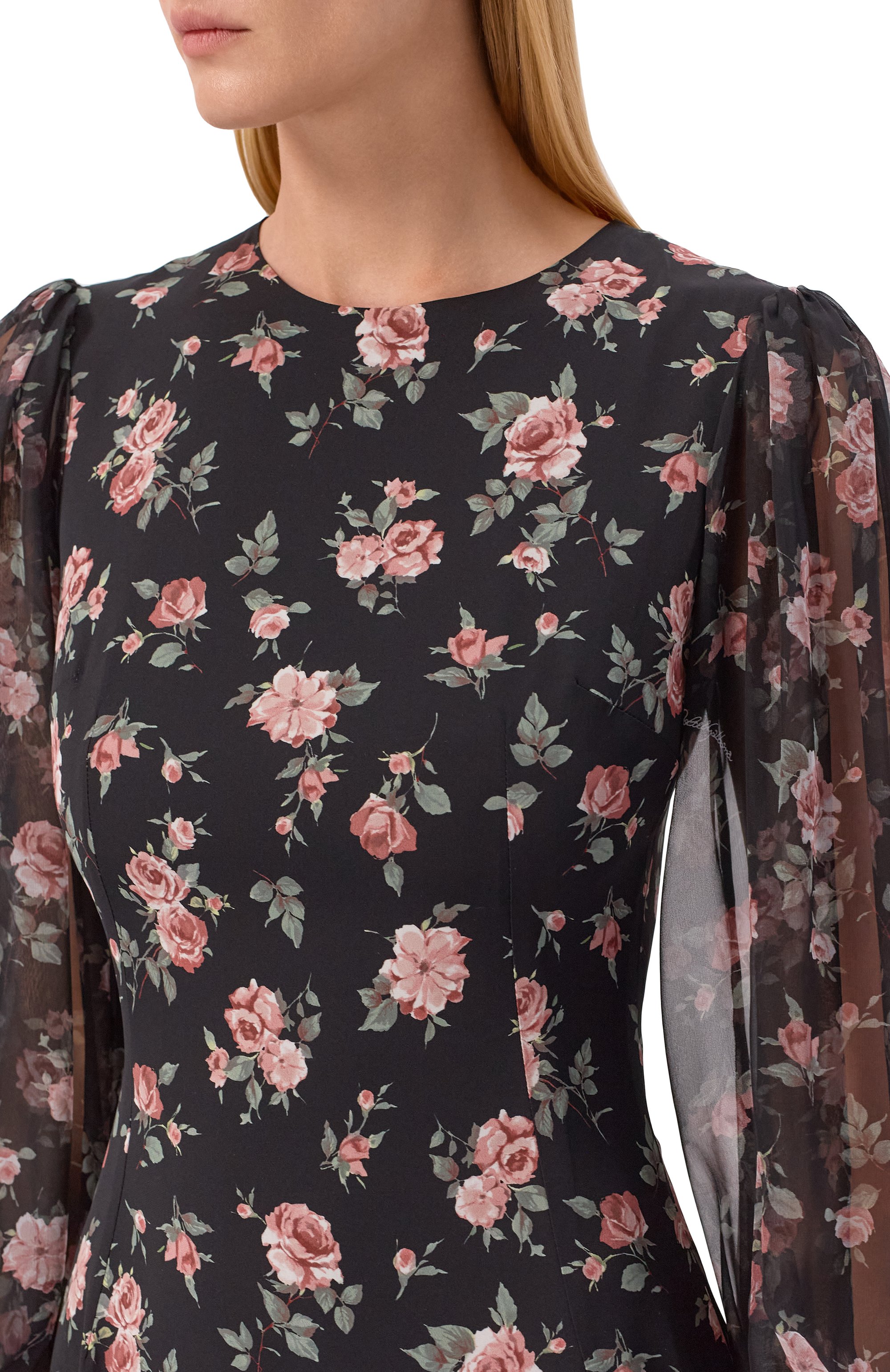 Шелковое платье DOLCE & GABBANA, арт. F611DT/FSA8C, фото 4