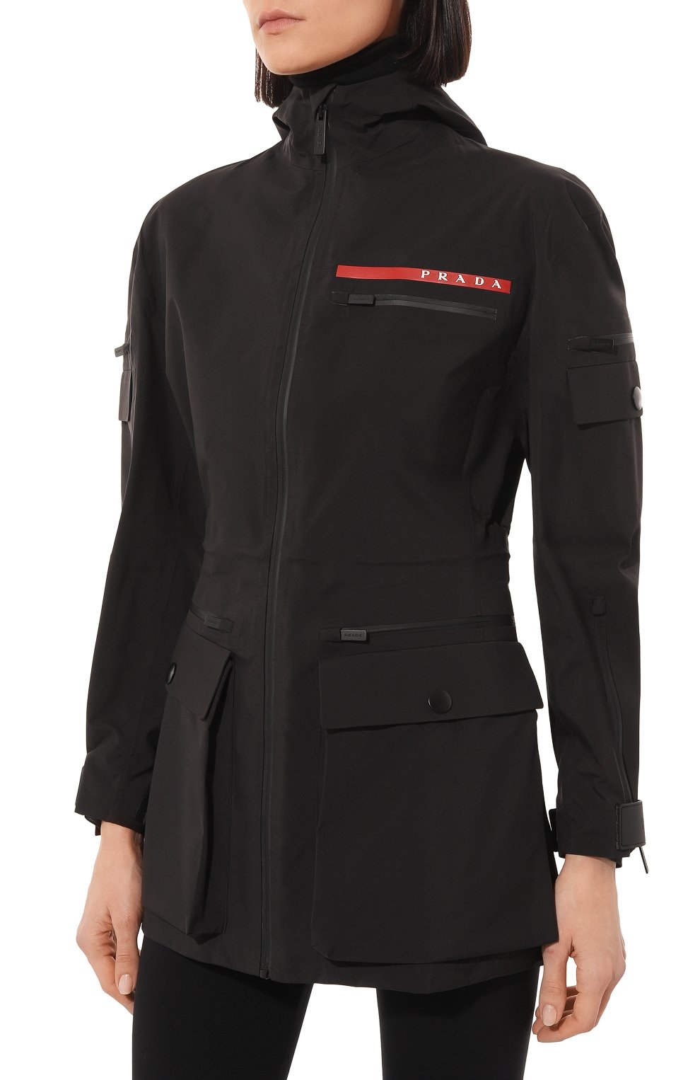 Куртка prada linea rossa PRADA черного цвета по цене 280000 руб., арт. 29X716-1SX6-F0002-192, фото 3 Куртка prada linea rossa PRADA, арт. 29X716-1SX6-F0002-192, фото 3
