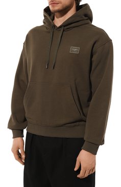 Хлопковое худи DOLCE & GABBANA, арт. G9ZU0T/G7M4Y, фото 3