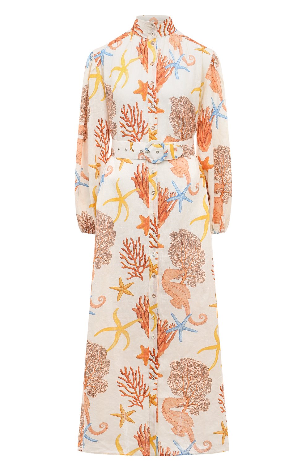 Льняное платье PALM NOOSA разноцветного цвета по цене 59950 руб., арт. N0DDY DRESS, фото 1 Льняное платье PALM NOOSA, арт. N0DDY DRESS, фото 1