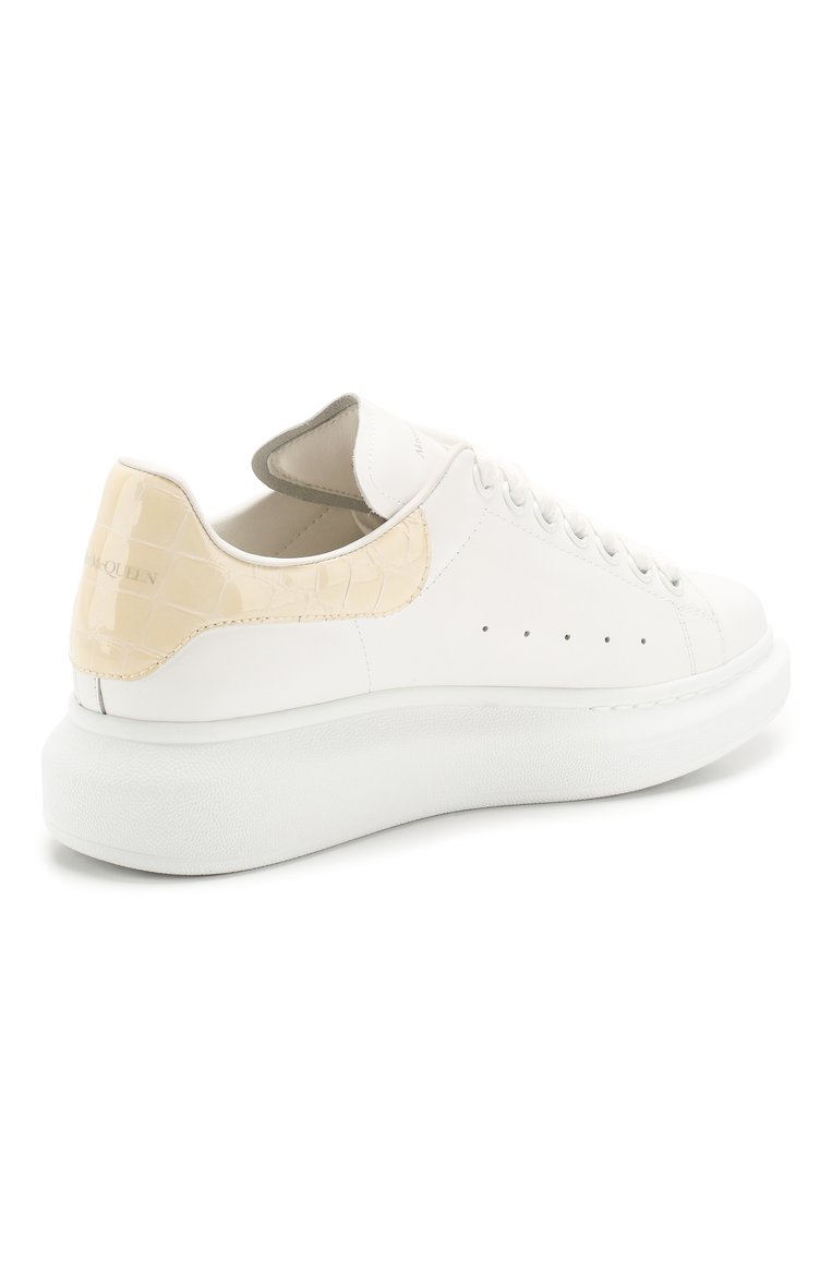 Кожаные кеды ALEXANDER MCQUEEN, арт. 553770/WHXMY, фото 1