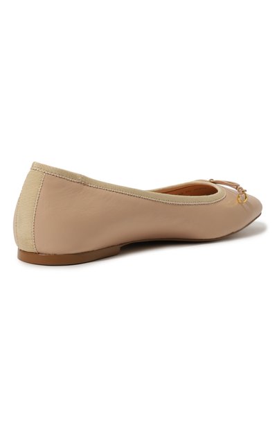 Кожаные балетки lou ODISSI бежевого цвета по цене 37150 руб., арт. 0D43090A 20136, фото 5 Кожаные балетки lou ODISSI, арт. 0D43090A 20136, фото 5