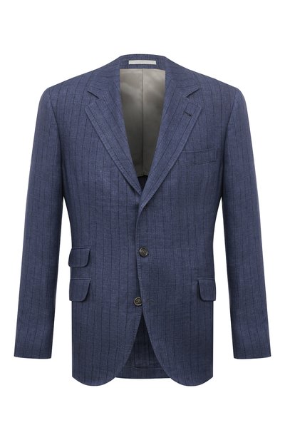 Мужской пиджак из шерсти и шелка BRUNELLO CUCINELLI, арт. MS4547BWD
