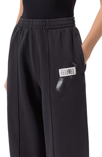 Хлопковые брюки MM6, арт. S52KA0528/M25014, фото 5