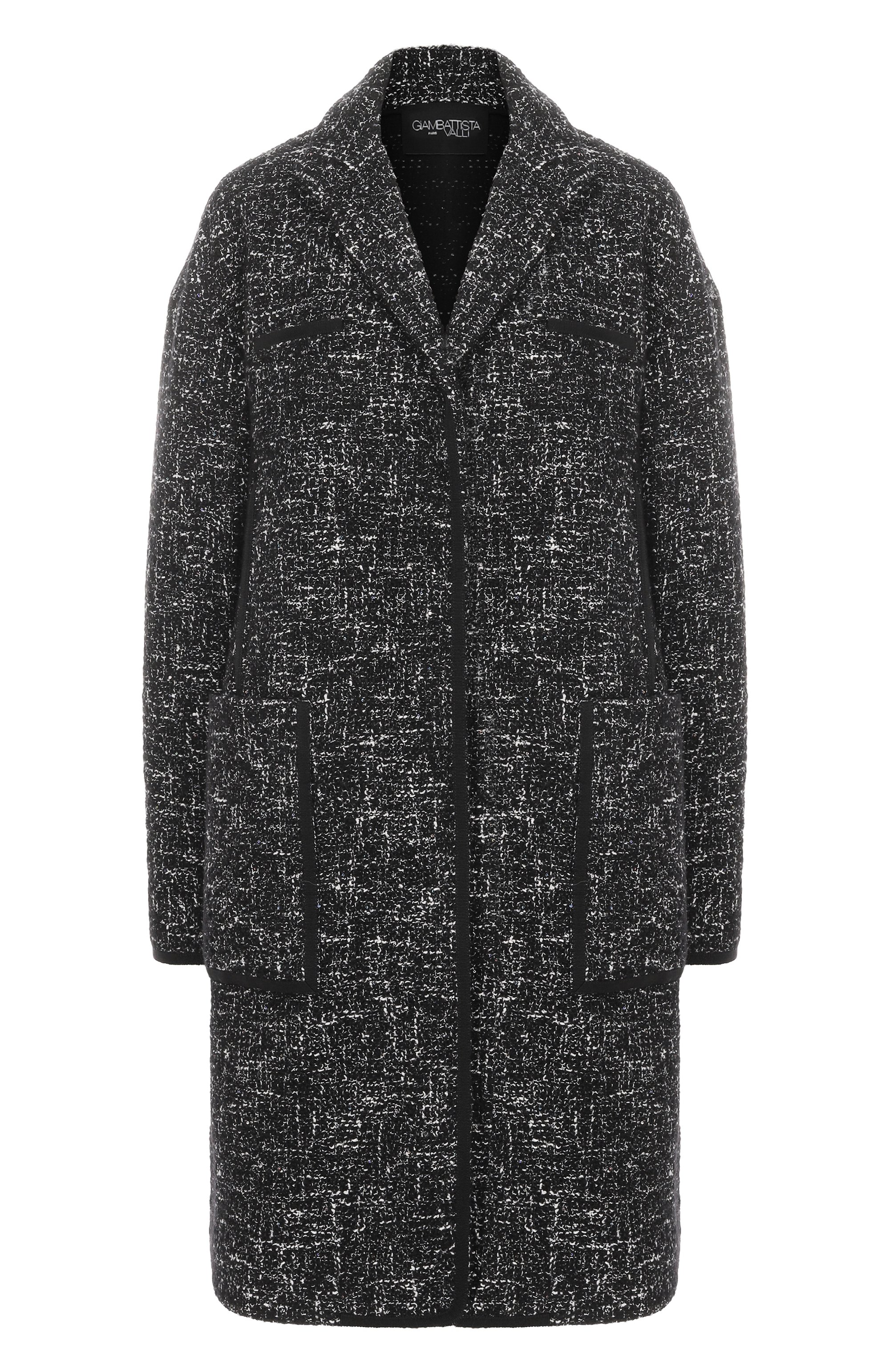 Пальто GIAMBATTISTA VALLI темно-серого цвета по цене 423000 руб., арт. 25FWPVCA8018/13BIL, фото 1 Пальто GIAMBATTISTA VALLI, арт. 25FWPVCA8018/13BIL, фото 1