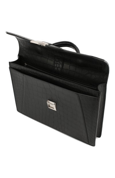 Портфель из кожи крокодила ZILLI, арт. MJL-0BB08-10100/0001/CPOR, фото 4