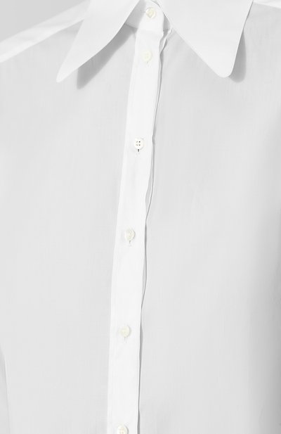 Однотонная хлопковая блуза DOLCE & GABBANA, арт. F5J86T/FU5K9, фото 5