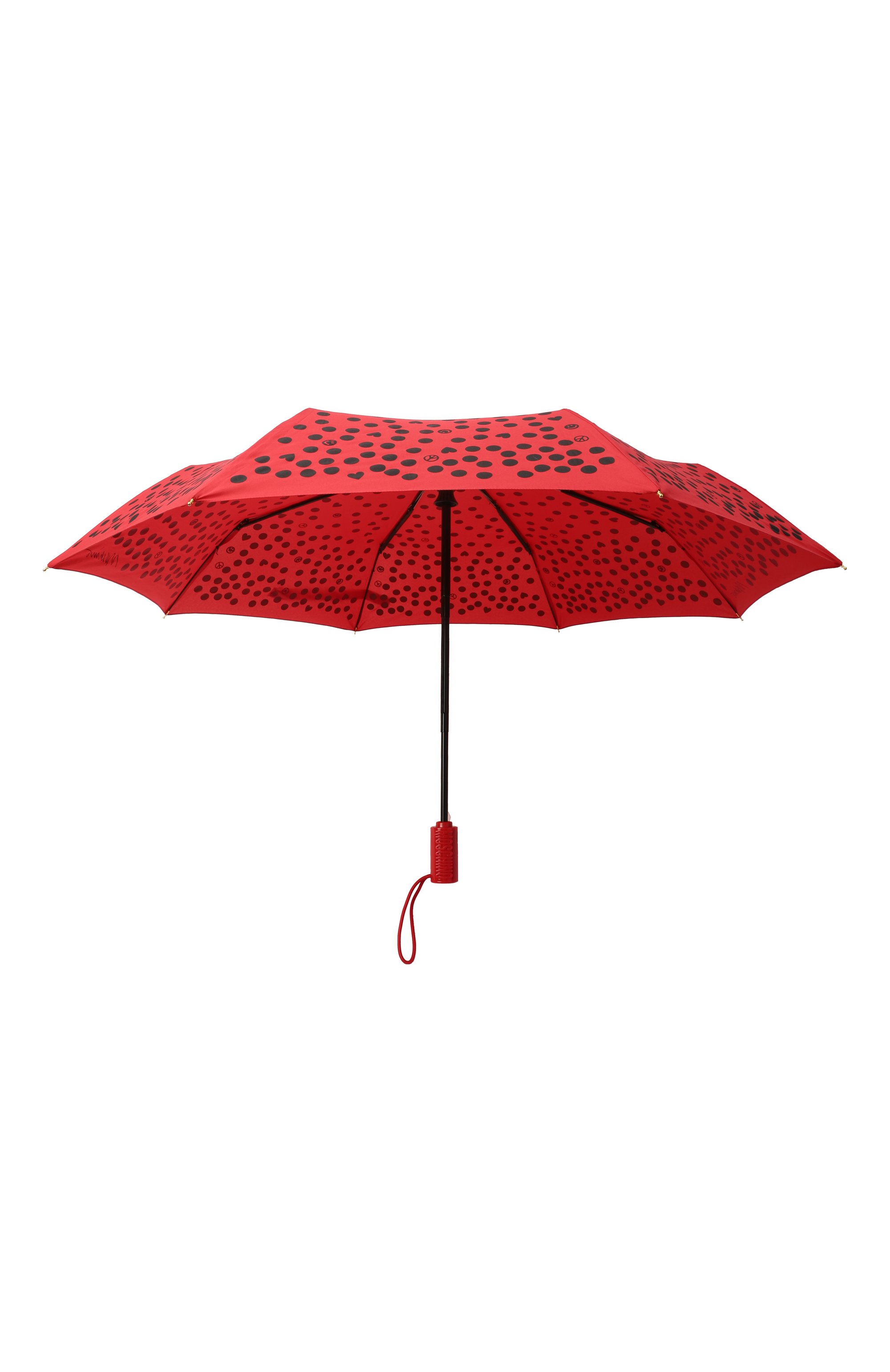 Складной зонт MOSCHINO красного цвета по цене 10750 руб., арт. 8939-0PENCL0SEC, фото 3 Складной зонт MOSCHINO, арт. 8939-0PENCL0SEC, фото 3